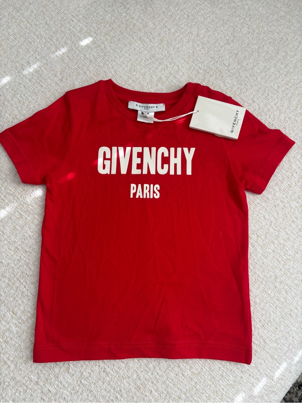 Givenchy Kids Red Logo Tee